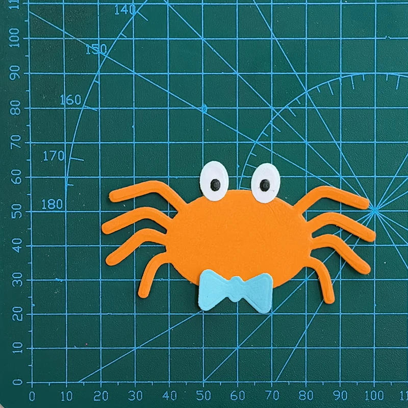 New Crab metal cutting die mould scrapbook decoration embossed photo album decoration card making DIY handicrafts