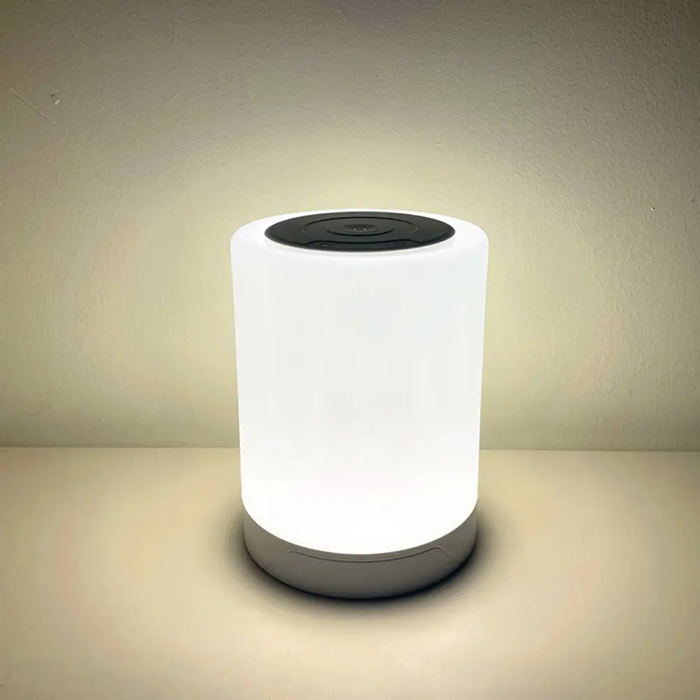 

Colorful Touch Night Light USB Small Bedside Lamp Cute Bedroom Decor Seven Colors Change Mood Lighting Timer Function