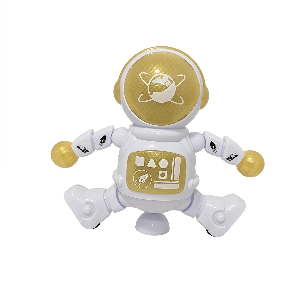 

New Children's Electric Toys Dancing Space Astronauts With Music Lights Spinning Robot Toys For Kids Light-emitting Toys