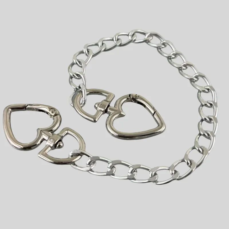 سلسلة بديلة لإبزيم على شكل قلب على الطراز الفرنسي القديم لسلسلة تزيين حقيبة الظهر النسائية #3