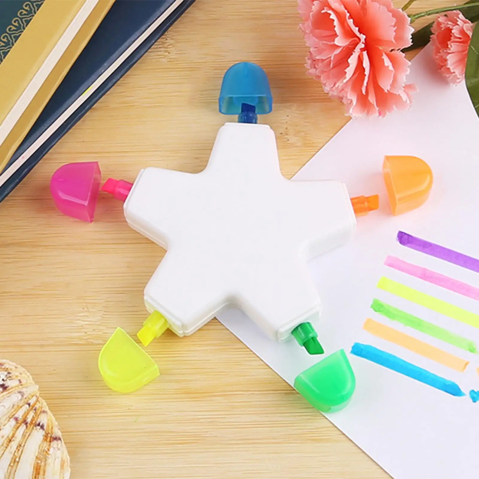 

Highlighter Bulk Multicolored Fluorescent Marker Portable Small Graffiti Marker Small Book Information Marker