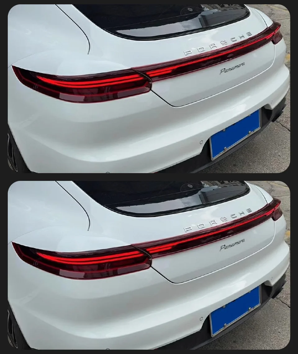 Adequado para conjunto de luz traseira Porsche Panamera 2010-2016 é modificado com feixes de luz LED