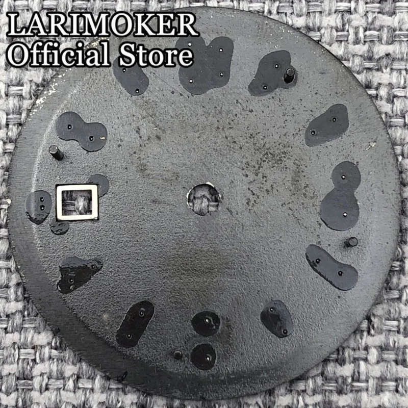 LARIMOKER 31.5mm Black/Green/Blue Big Watch Dial With Pointers With Green Luminous Fit Miyota8215 Mingzhu2813 Automatic Movement