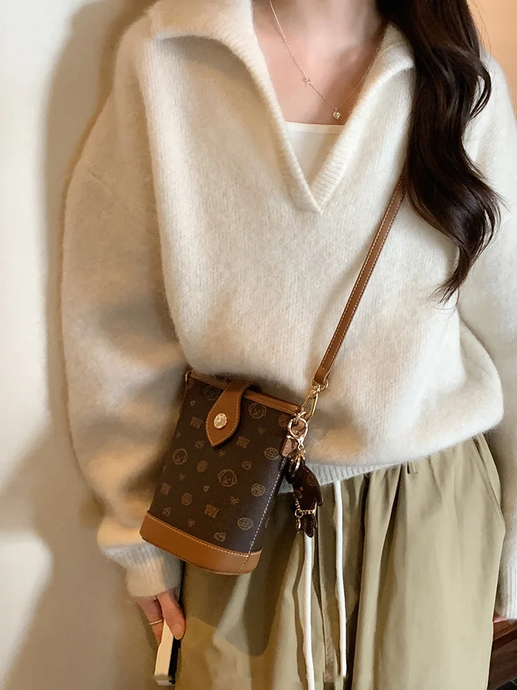 حقيبة دلو مائي للنساء 2025 حقيبة صغيرة بكتف واحد فائقة السخونة