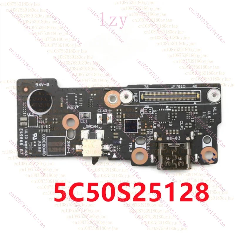 95%NEW Original L/ 5C50S25129/128 NS-D083/84 FOR Lenovo Ideapad Yoga Slim 9-14ITL05 9-14ITL05 9-14 Serie USB-C Audio Jack Board