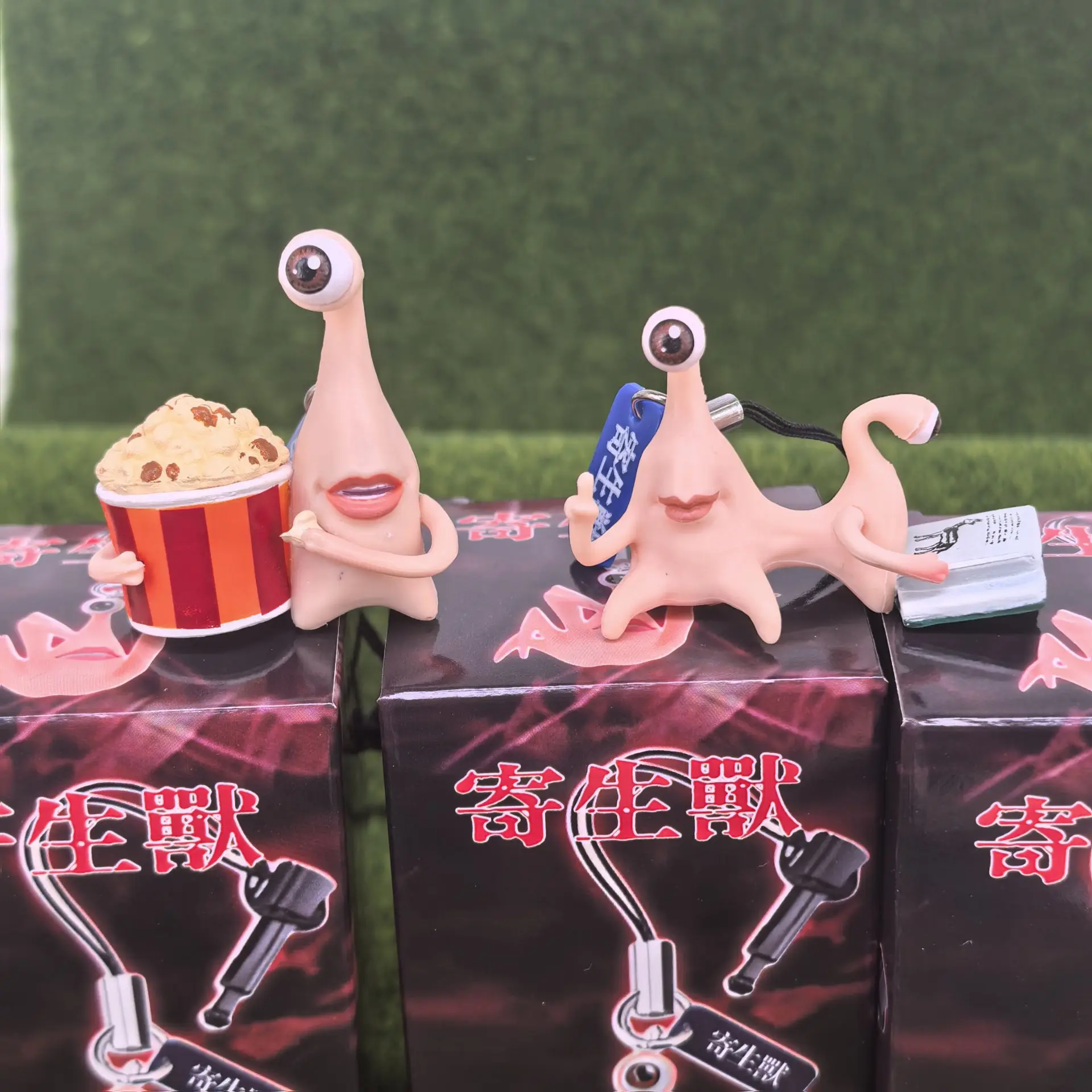 5 قطعة/المجموعة عيون النخيل البلاستيكية عمل الشكل الوحوش الطفيلة أنيمي الشكل تحصيل نموذج لعب طفل هدية الحلي دمية