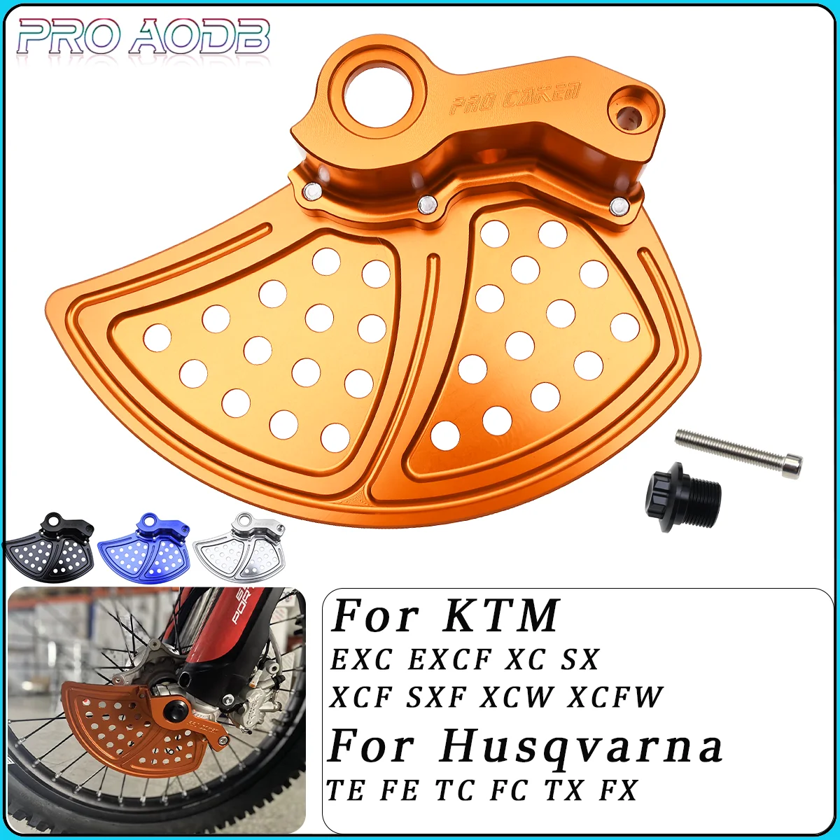 

Front Rear Brake Disc Guard Protector Cover For KTM Husqvarna SX SXF XC XCF EXC EXCF TC TE FC FE TX FX 125-501 2015-2023