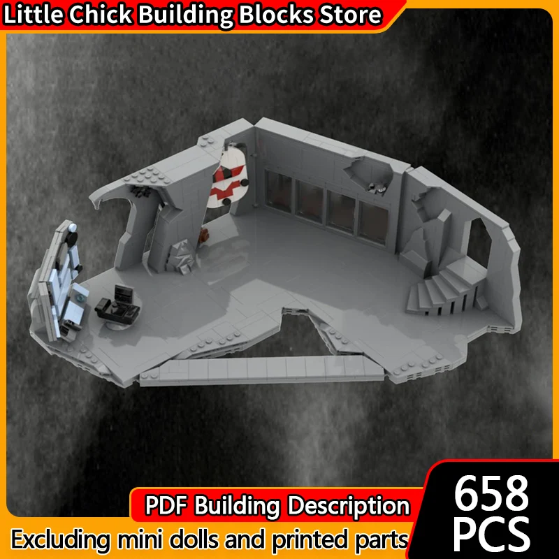 

Популярная аниме-модель MOC, строительные кирпичи, пещерная сцена, диорама, модульная технология, детские праздничные подарки, сборные игрушки, костюм