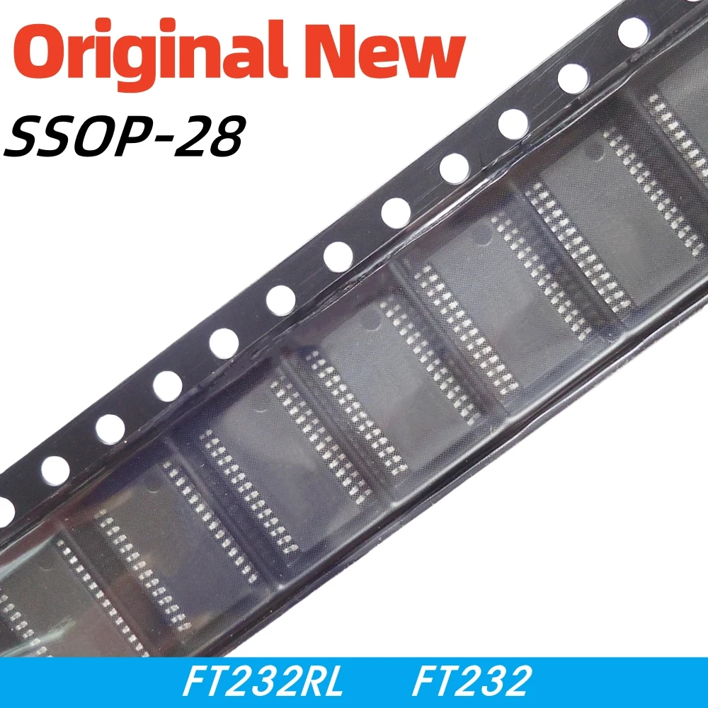 1-10PCS FT232RL FT232 SSOP28 USB serial interface chip IC bridge New and original