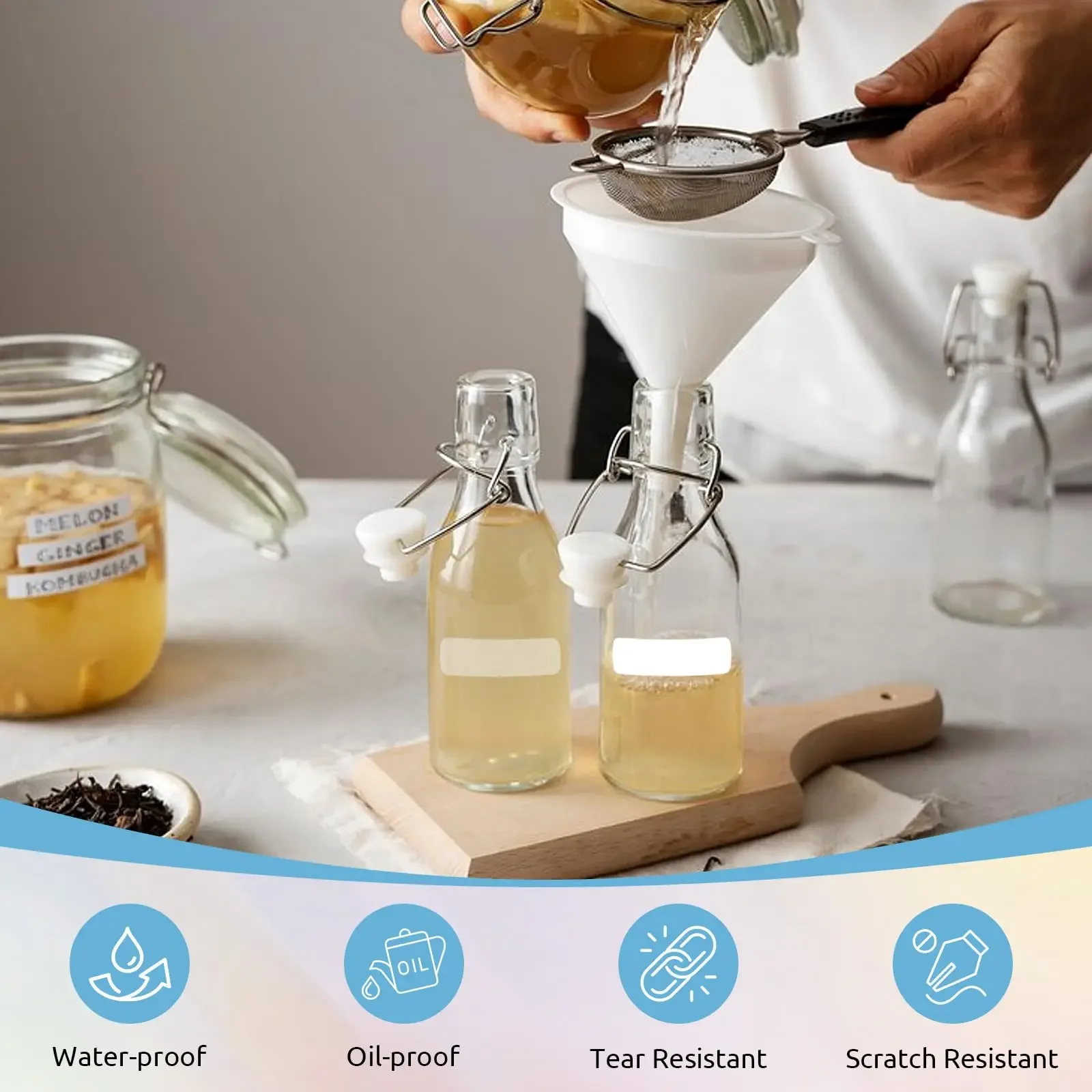 ملصقات حرارية شفافة مقاس 0.47 بوصة × 1.57 بوصة عالية الجودة 160 قطعة/لفة متوافقة مع صانعي الملصقات D30 للوازم المكتبية