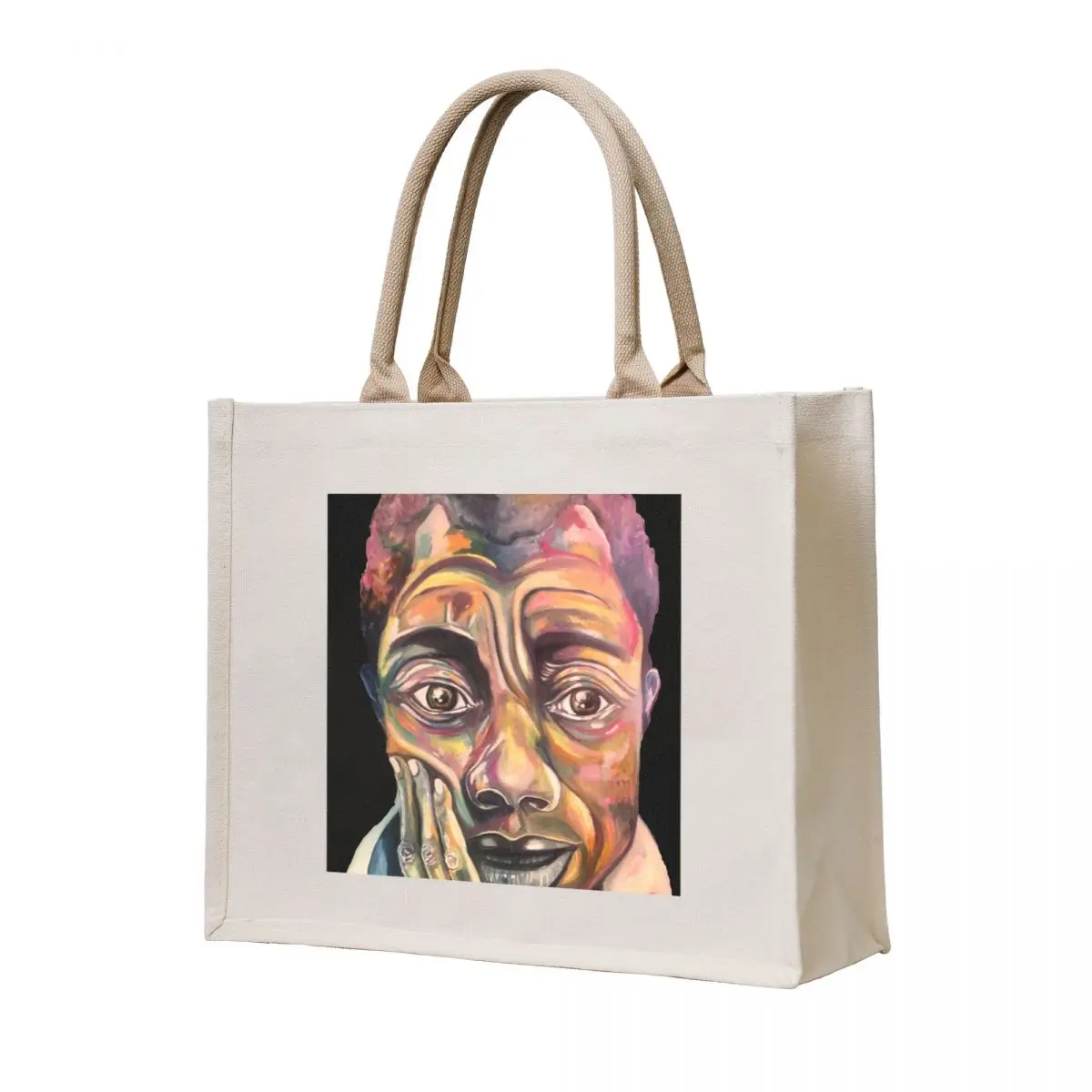 

James Baldwin, The Beautiful Black Minds Series Tote Bag eco bag folding Big bag women free delivery bags