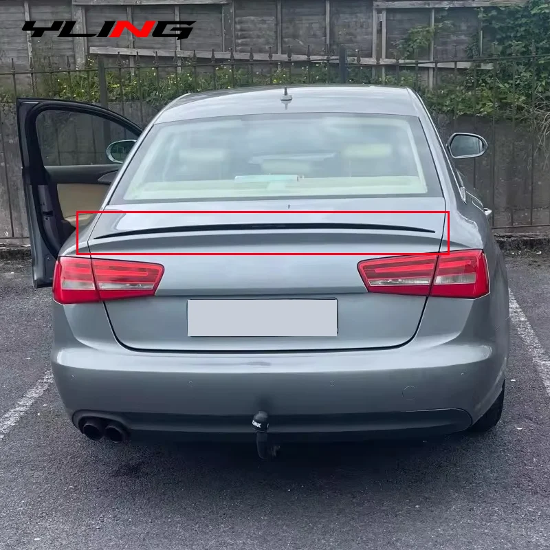 Car Rear Tail Trunk Lid Spoiler Wing For Audi A3 A3L S3 RS3 A4 A4L B9 A6 Sedan Body Kits Accessories