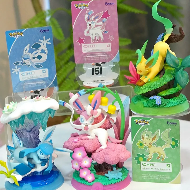 新しいプレイズム純正ポケモン-エンジョイザユブシリーズ-ブラインドボックス-サプライズ-ミステリーボックス-カワイイデスクトップオーナメント-アクションフィギュア-ギフト-おもちゃ