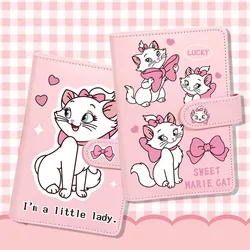 Disney-Carpeta de cuero sintético con dibujos animados, cuaderno con diseño de Los Aristogatos, Marie Cat, A6