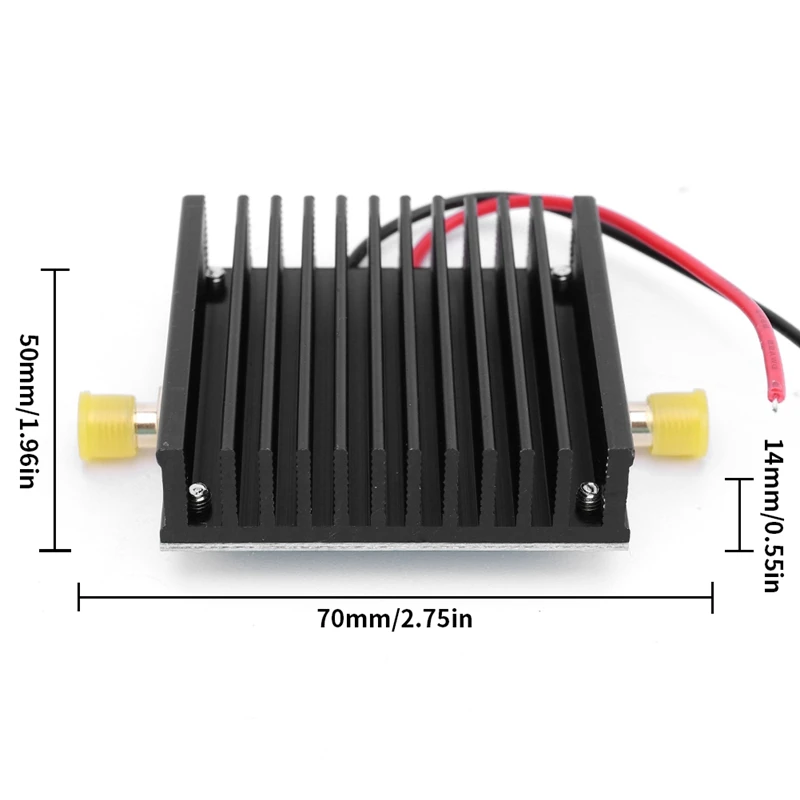 RF2126 High Power Linear Amplifier WIFI 2.4G 1W RF Power Amplifier Bluetooth RF Amplifier Module With Heat Sink Easy Install