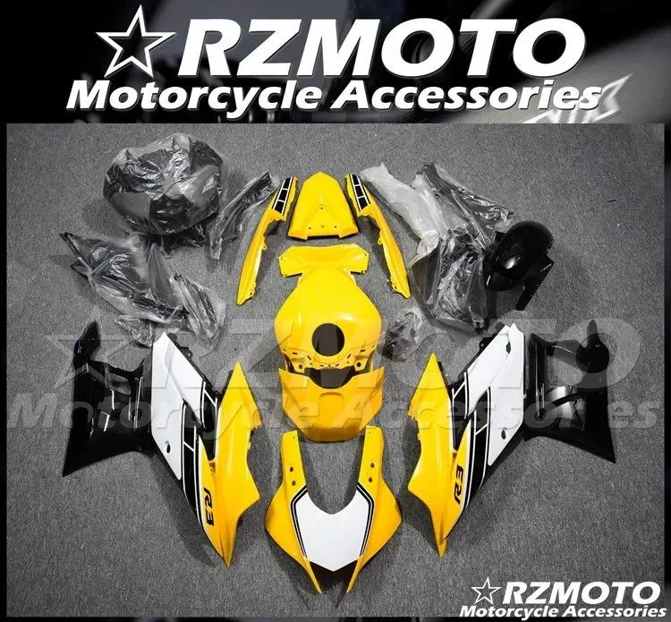 

4Gifts New ABS Fairing For Fit YAMAHA YZF R3 R25 19 20 21 22 2019 2020 2021 2022 Bike Fairings Kit Bodywork Shell Custom Yellow