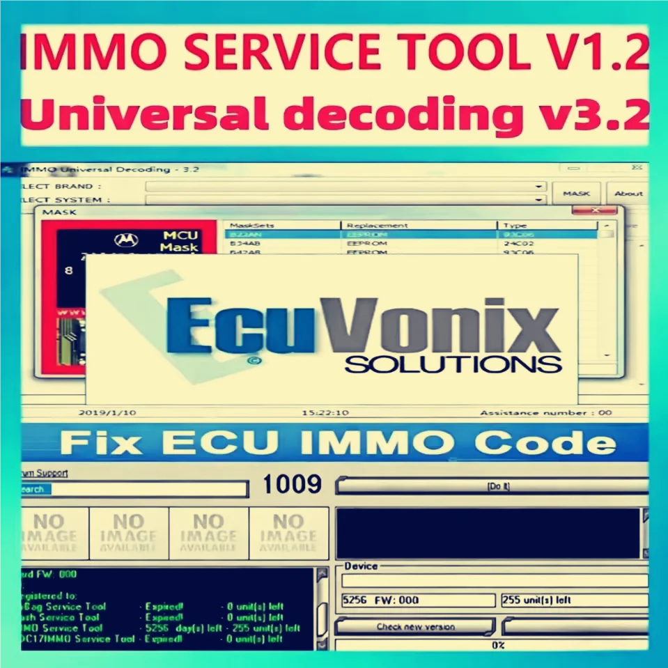 

Best IMMO Universal Decoding 3.2 with free keygen Car diagnostic software 32GB USB Hot Sell EcuVonix 3.2 Unlimited Crack