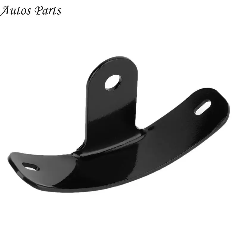 57BA Motorcycle Swingarm Vertical Side Mount Curved License Plate Holder Bracket Secure Parking Accessories