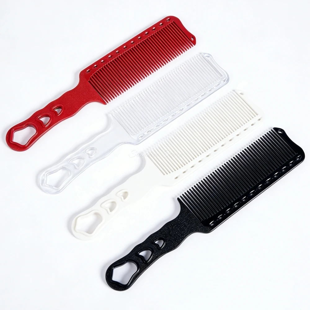 282 Men's Hair Cutting Comb Pro Anti-slip Anti-static Heat Resistant Hairstylist Trimming Hairbrush Barbershop Hairdressing Tool