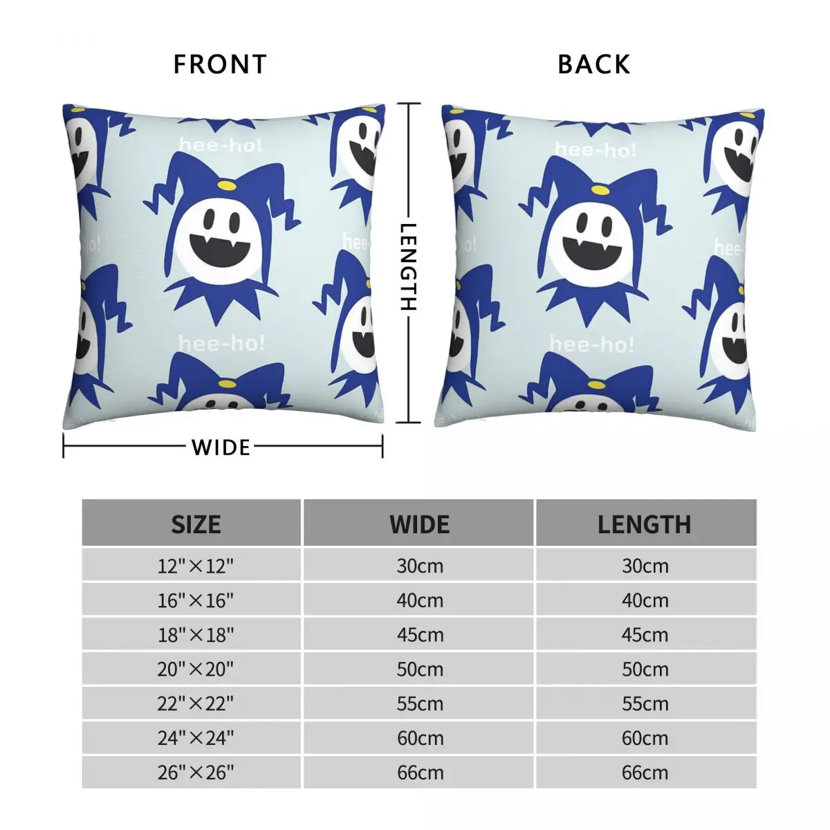 Jack Frost Shin Megami Tensei Throw Pillow Case Persona 5 Morgana Game Short Plus Cushion Covers For Home Decorative Backpack