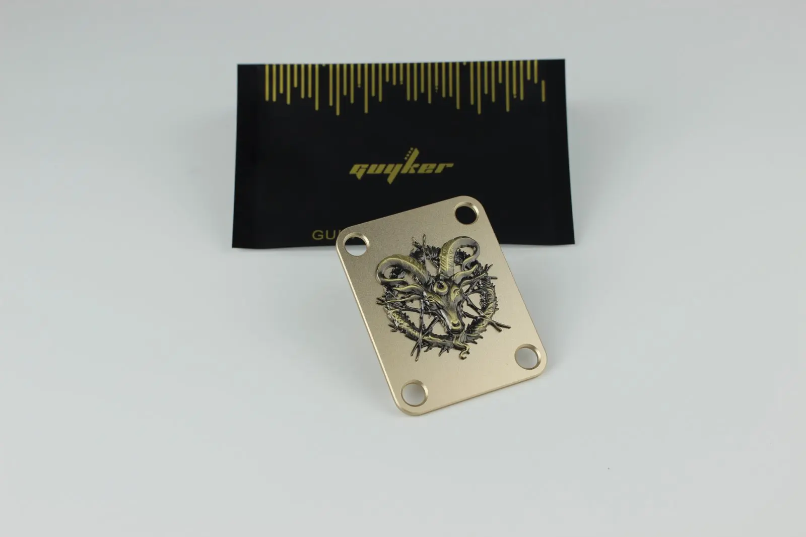 

Электрогитара, электрическая бас-гитара, изготовленная на заказ шейная пластина, материал из алюминиевого сплава, GUYKER