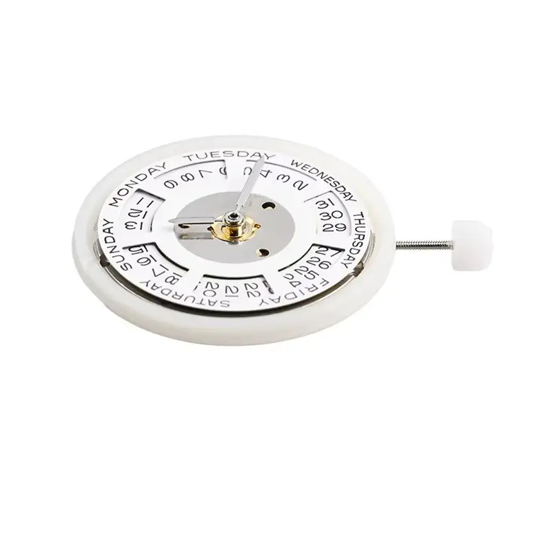 A32HOT-2834 Movement Silvery Replace Watch Automatic Movement Day Date 2834 2824 2836 Watch Parts