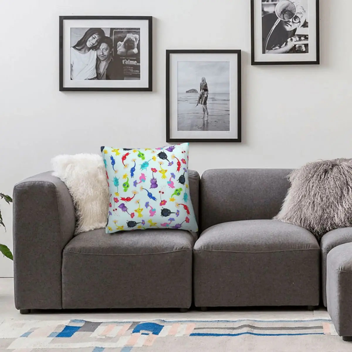 ALL Pikmin Pillow Case Cushion Cover Square Pattern Pillow Cover Kawaii Pillowcases For Sofa Home Decoration