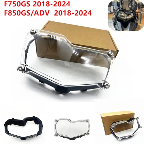 Protector de faros para BMW F850GS Adventure F750GS F 750GS 850 Adv F850 2024 2018-2023 cubierta de protección transparente para faros delanteros