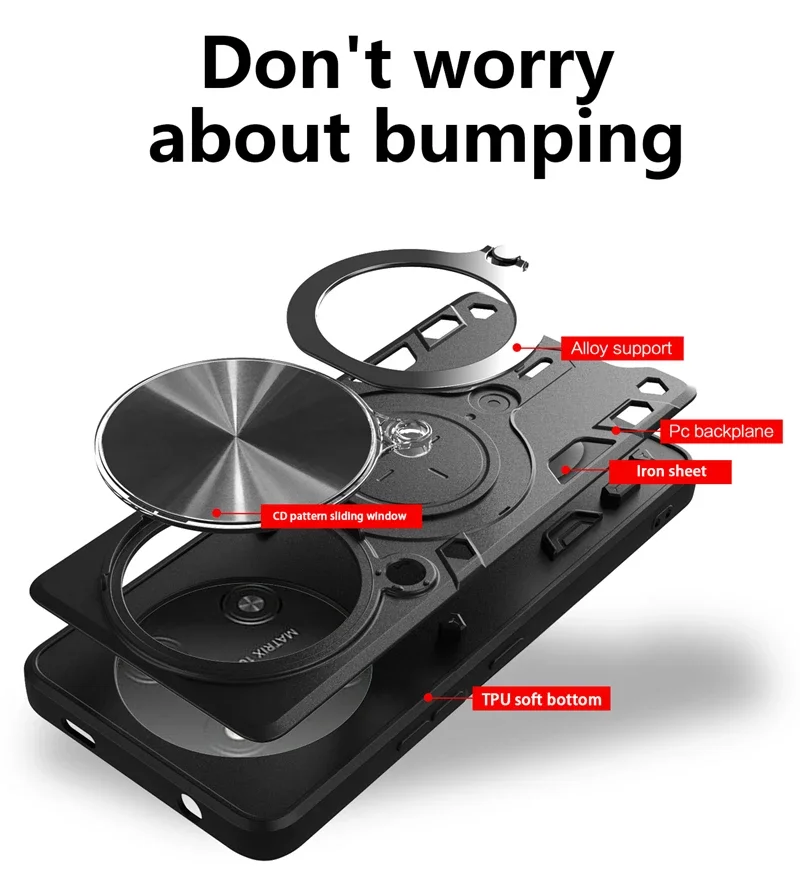 حافظة لهاتف Honor Magic 7 Lite 5G حافظة لهاتف Honor Honor Honor Honor Magic7 Lite غطاء خلفي بحلقة حامل السيارة