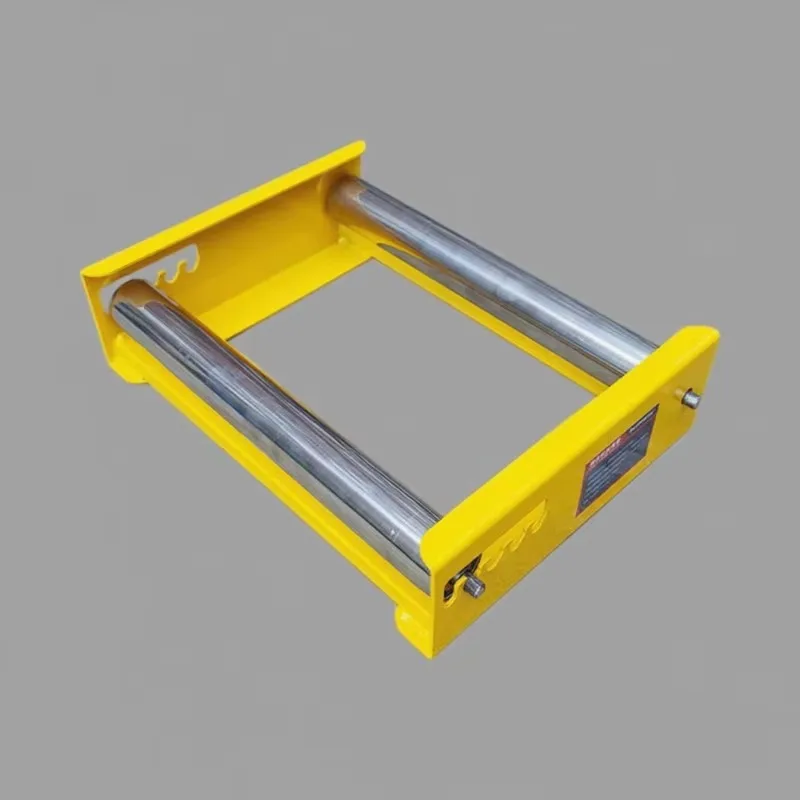 Cable reel rotating bracket for efficient cable laying