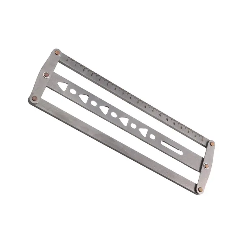 【LAST CHANCE】Herramienta de espaciado de regla auxiliar de posicionamiento de cinturón para cortar agujeros, posicionamiento de plantilla