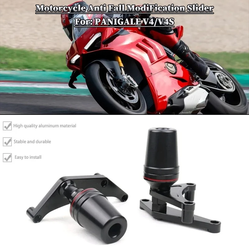 

Motorcycle Falling Protection Frame Slider Fairing Guard Anti Crash Pad Protector For DUCATI V4 V4S PANIGALE 2018-2021 2020 2019