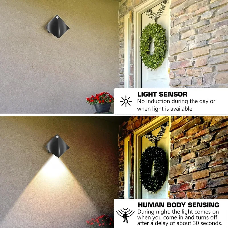 Sensor Wall Sconces, Magnetic LED Wall Lights With Motion Detection, Wireless Wall Lamp With Battery Operated 2Pcs