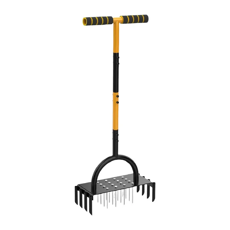 

Lawn Aerator Garden Soil Turner Grass Puncher Carbon Steel Soil Spike Handle