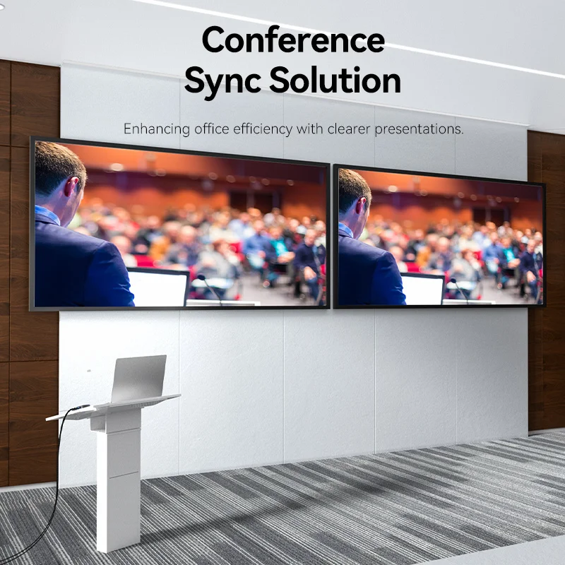 Vention HDMI 2.0 Switcher 4K 60Hz HDMI-compatible Switch 1 in 2 Out For Xiaomi Xbox PS5 Monitors HDMI 2.0 Splitter