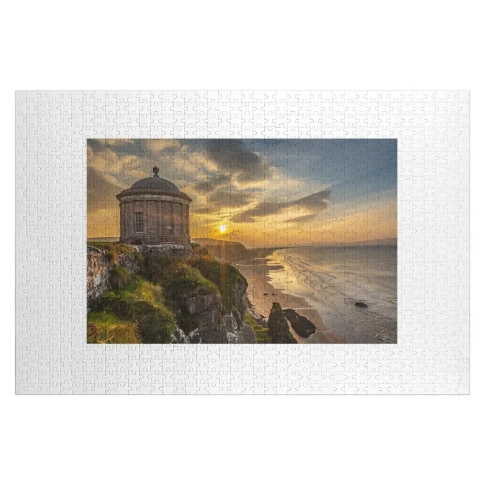 

Mussenden Temple Sunset Northern Ireland Photography Downhill Beach County Derry Londonderry Jigsaw Puzzle For Children Puzzle