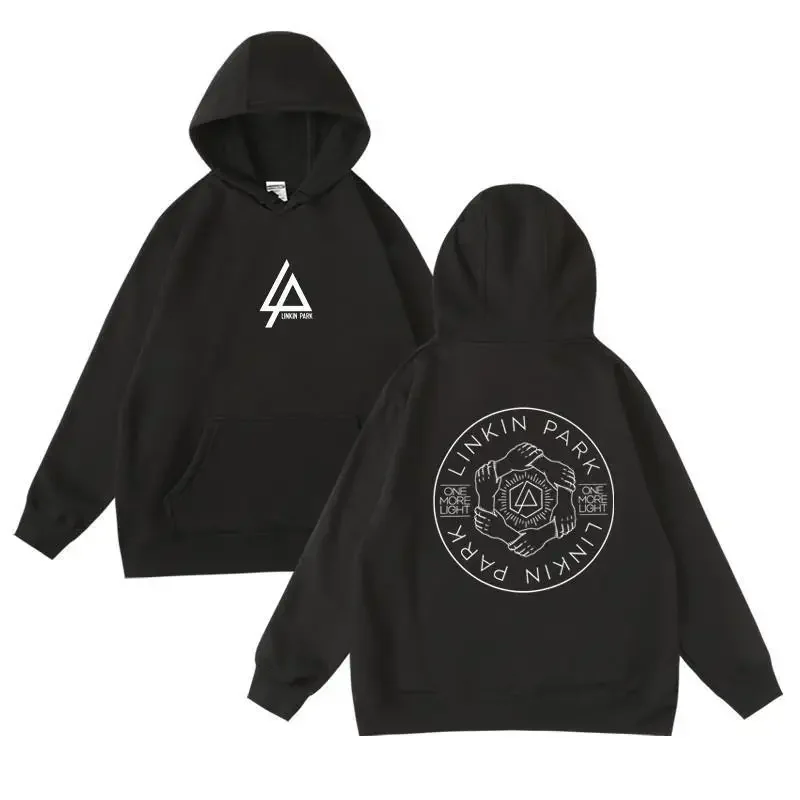 European and American Rock Band Linkinpark Park Autumn and Winter Hooded Sweatshirt for Men and Women Pullover Hoodie