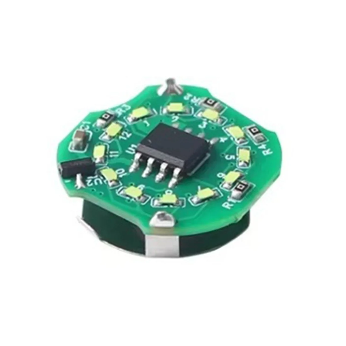 BFYLE untuk Bambu Lab Bentuk Cincin Lampu LED dengan Kontrol Magnetik DIY Bagian Model Cetak 3D untuk Bambu Voron AD5M K1 Kobra