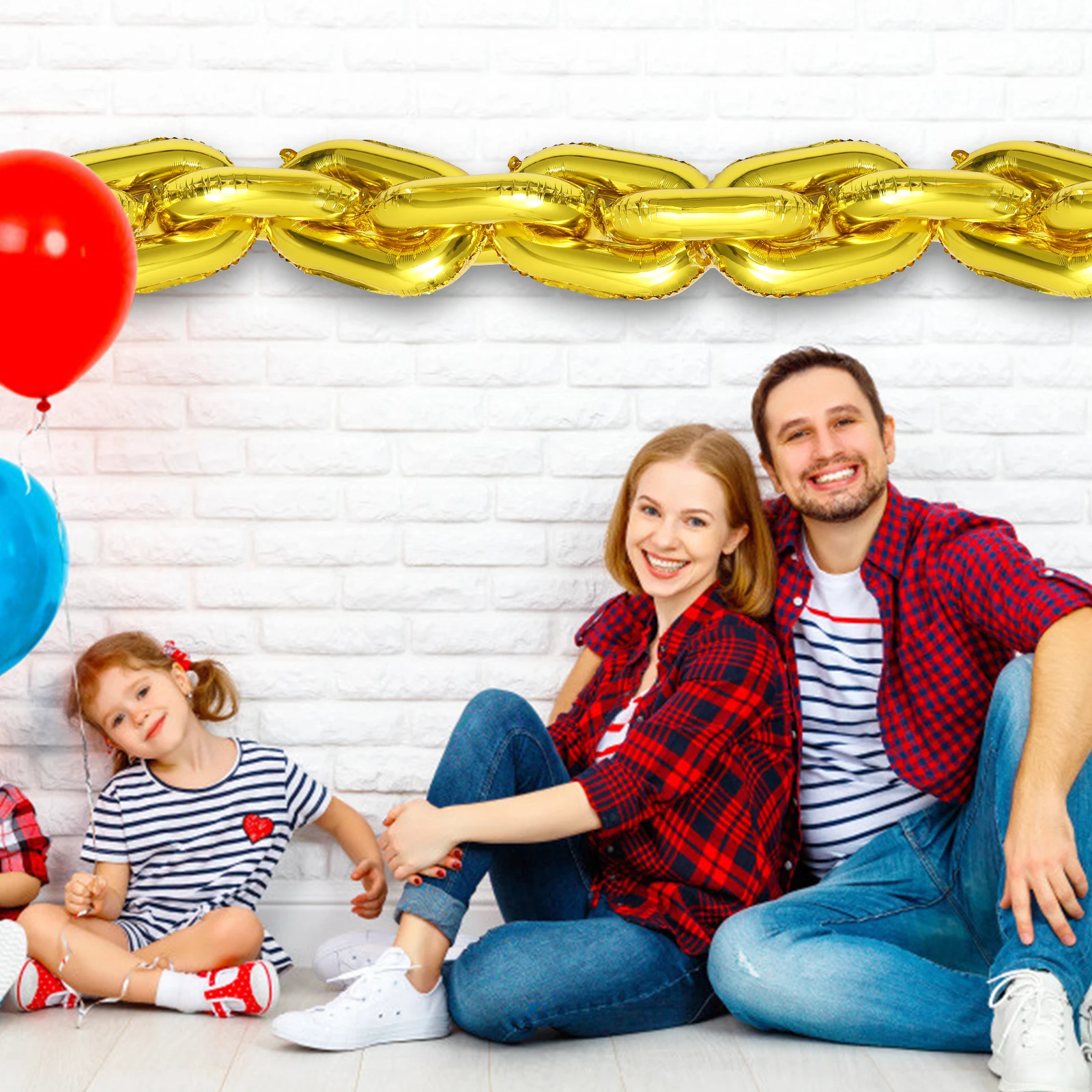 

20 Pcs Foil Balloons Hanging Birthday Party Decor Decorations Aluminium Film Home Decorative Edging