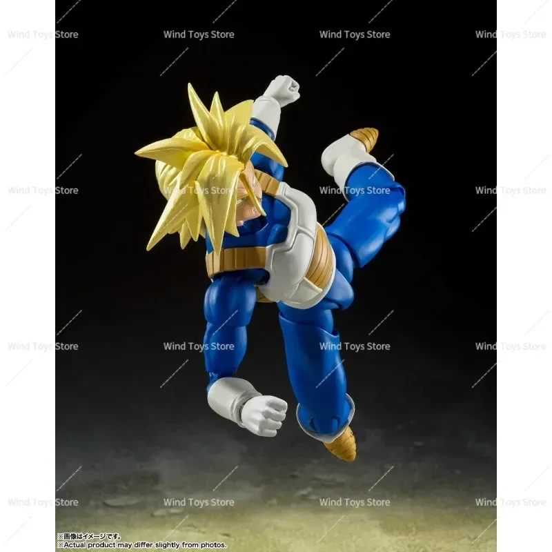 Bandai Original Dragon Ball Anime Figure SHF Torankusu dessin animé couleur figurine jouets pour enfants cadeau modèle à collectionner poupées
