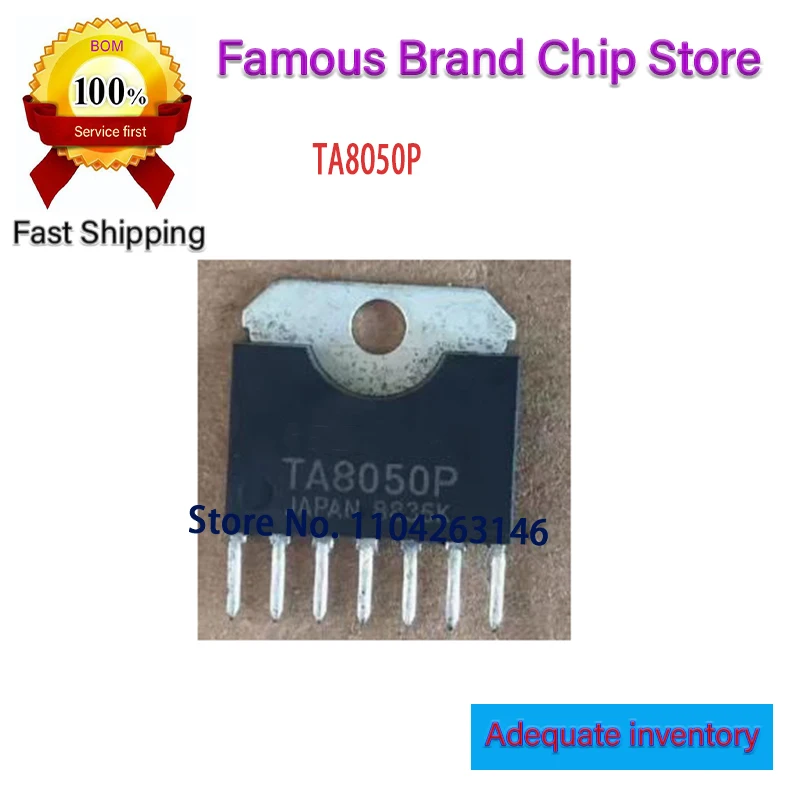TA8050P ZIP7 original 100%NEW TA80 TA805 TA8050 TA8050P IN SOTCK 10pcs/Lot