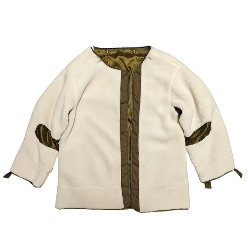 

Тренчкот M51 с утепленной внутренней подкладкой, мужская зимняя куртка из двусторонней искусственной шерсти