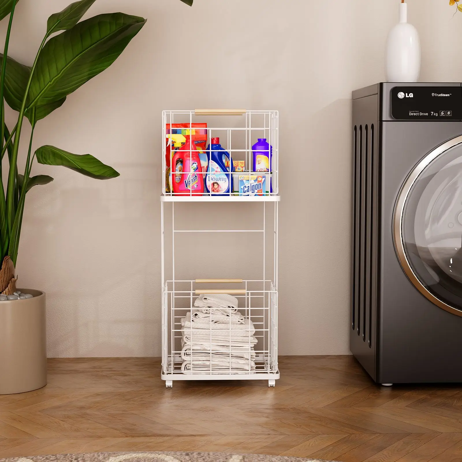 Dirty laundry basket, bathroom for dirty clothes, large-capacity storage basket for clothes, household bathroom foldable laundry