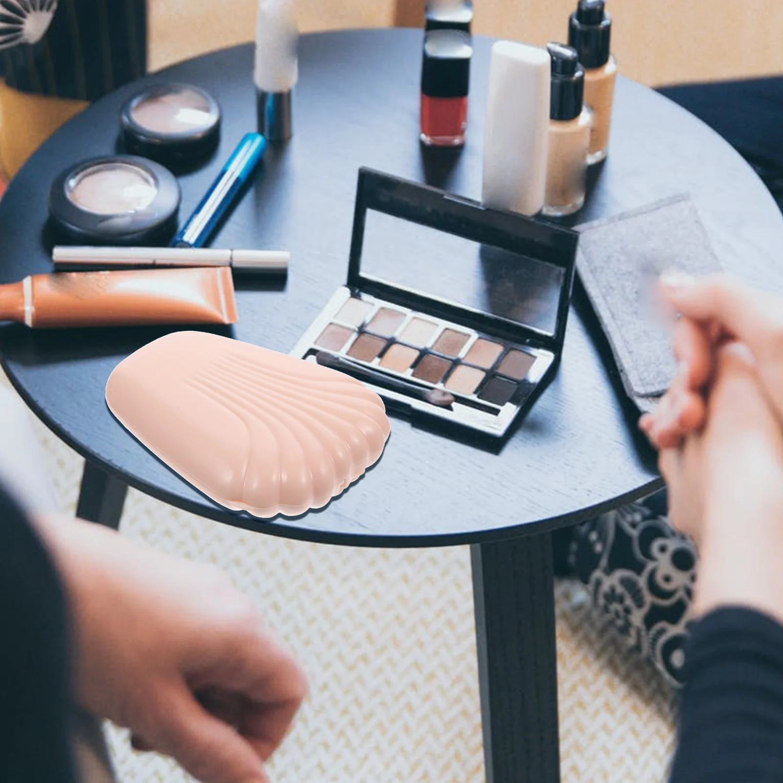 Mini brochas de maquillaje, juego de brochas de viaje profesionales para sombra de ojos, base, colorete, contorno, resaltador, corrector de labios, cara y cejas