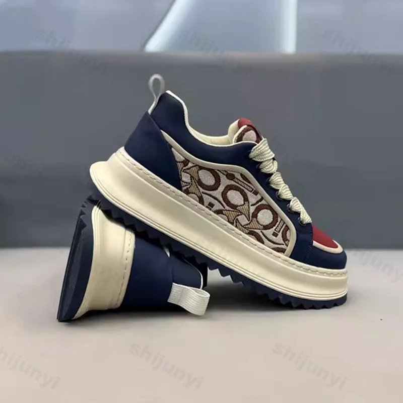 

Мужские повседневные осенние новые уличные нескользящие кроссовки на платформе, увеличивающие рост, удобная модная дышащая вулканизированная обувь