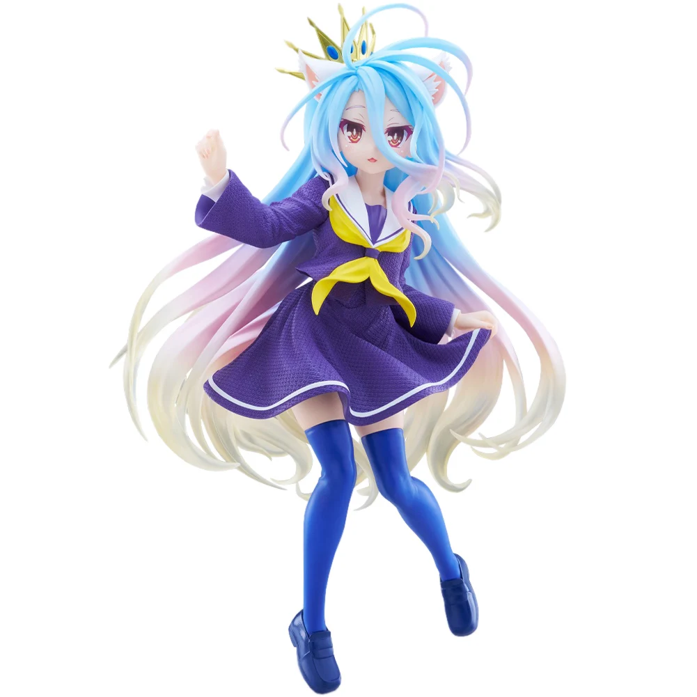 

Anime Game figure Shiro Action Figures Shiro figure Model JK Uniform Cat Girl figure Collection Ornament Toy dolls Holiday Gifts