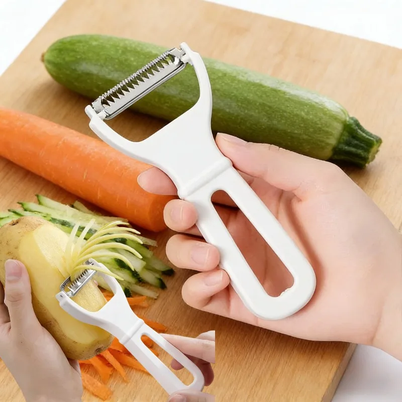 

Manual Vegetable Slicer Potato Carrot Peeler Stainless Steel Slicer Multifunctional Fruit Cutting Machine Household Kitchen Tool