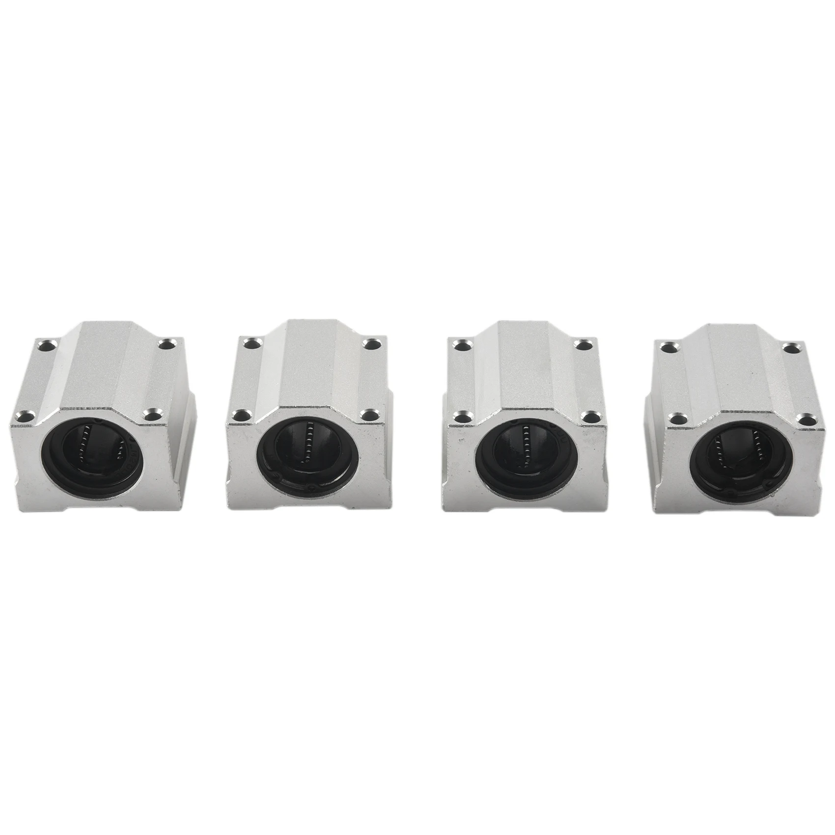 AB33-4 Pcs SC20UU 20Mm Aluminum Linear Motion Ball Bearing Slide Bushing For CNC