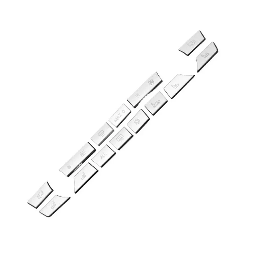 

Accessories Button Cover Trim Center Air AC Control Button Chrome For BMW 5 6 7 F10 F07 F01 F02 Trim Brand New