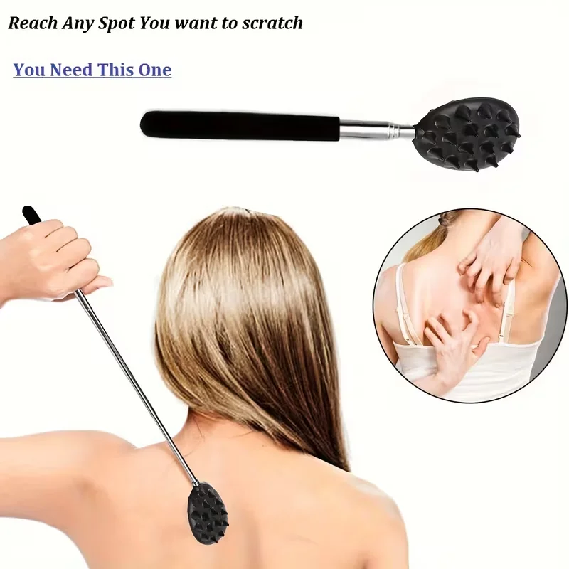 Ergonomic Handle Stretching Cactus Itch-Relieving Tool Back Scratching Device Comfortable for Men And Women